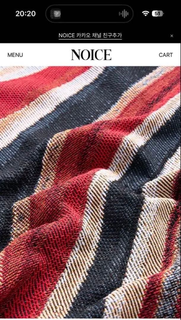 OASIS × NOICE ユニオンジャック ブランケット 韓国限定