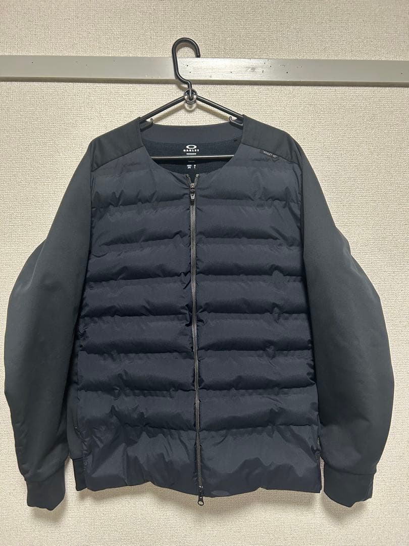 【美品】OAKLEY オークリー ブラックジャケット （ダブルジッパー）