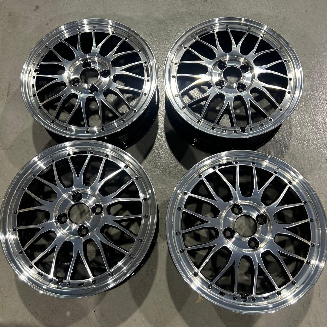 16インチ クローム ブラック ホイール 4本セット