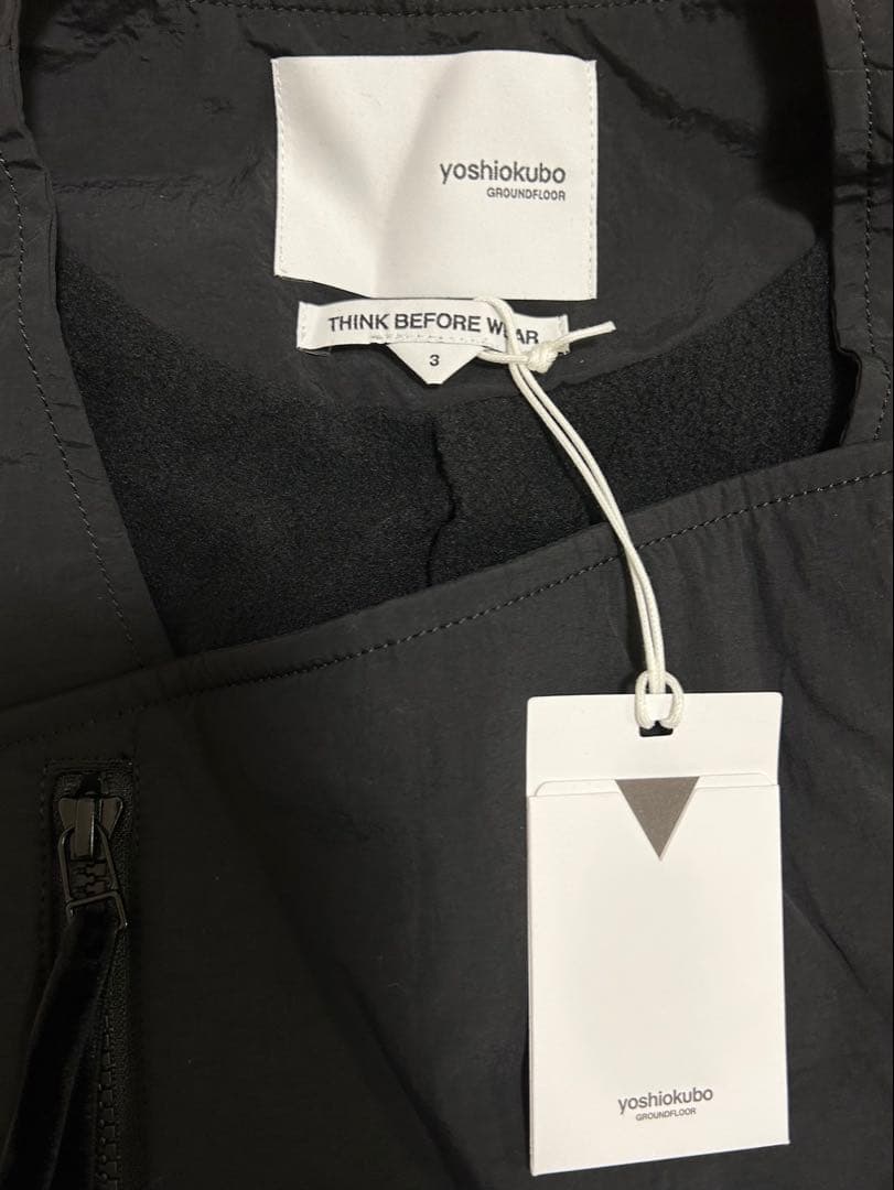 yoshiokubo ブラック ベスト サイズ3