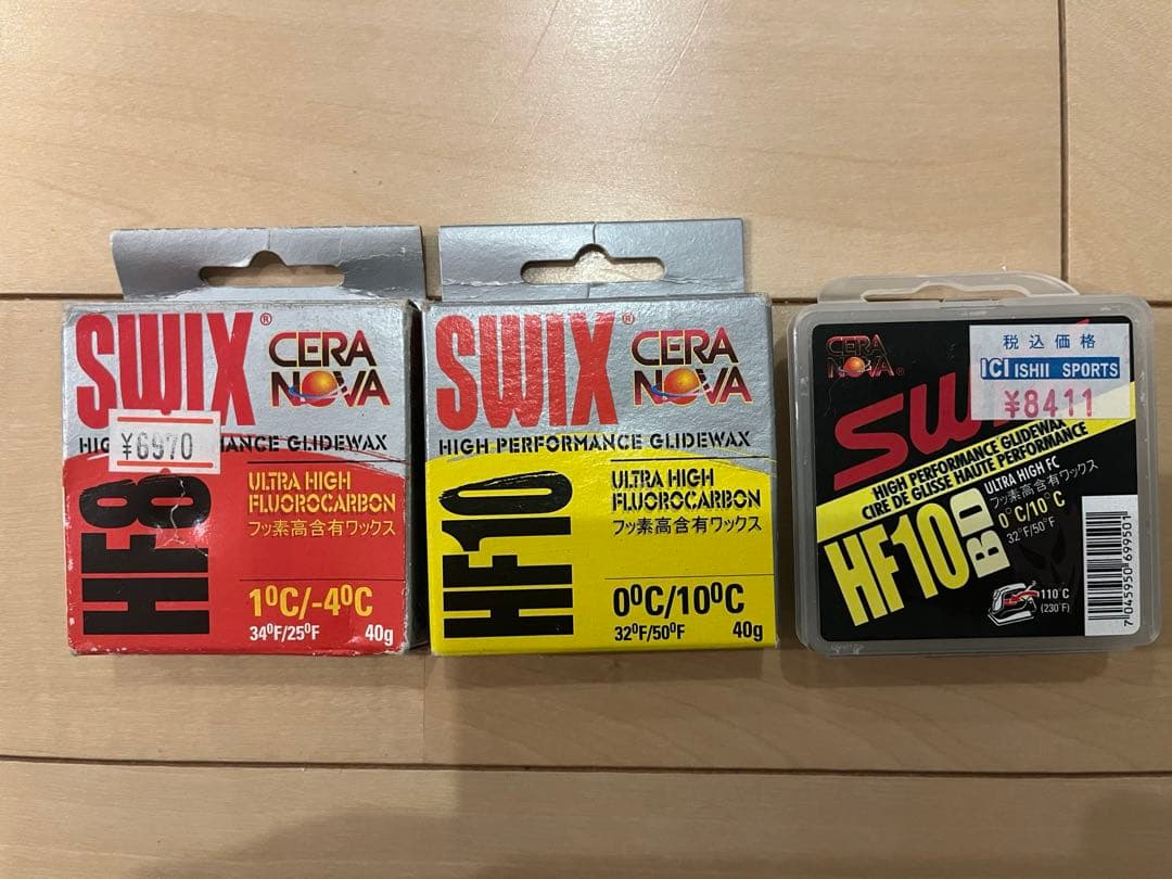 SWIX スキー用ワックス HF8 HF10 HF10BDセット