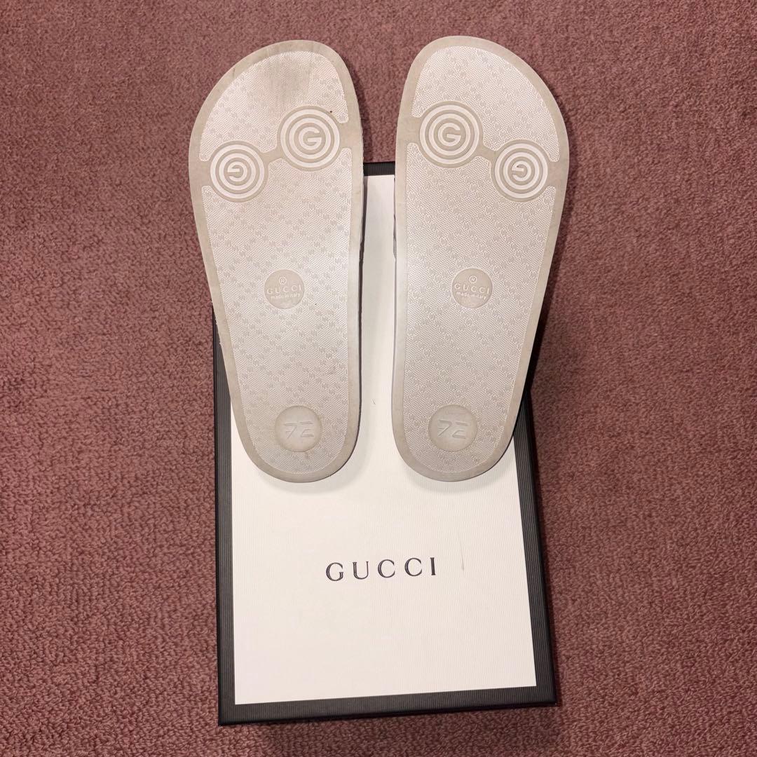 【付属品完備】GUCCI グッチ ウェブ スライド ラバーサンダル