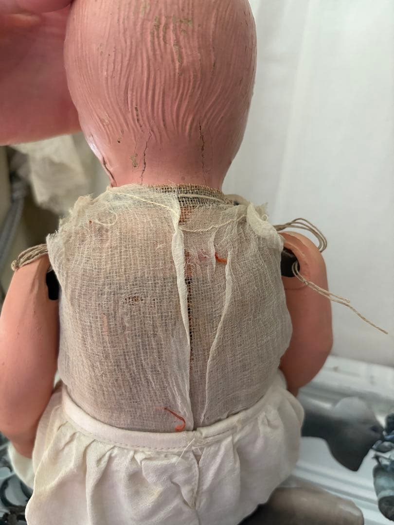 フランスアンティーク ドール パピエマシェ ビスク アンティークベア ブロカント