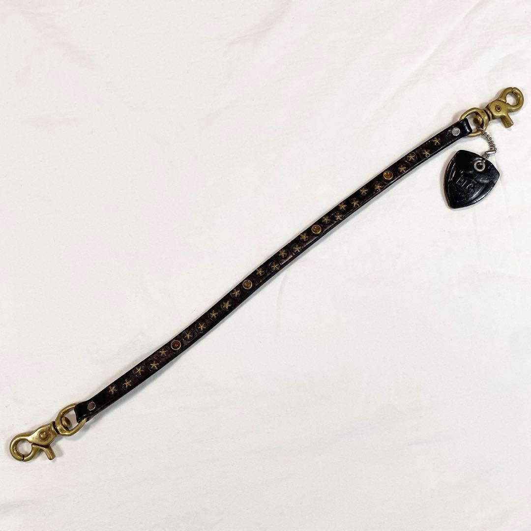 【希少】HTC レザー スタッズ ウォレット コード MADE IN USA