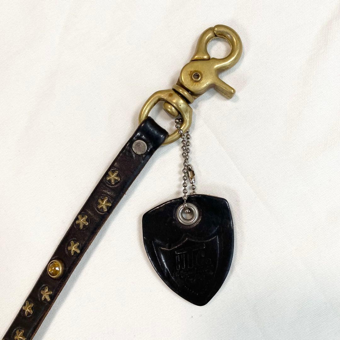 【希少】HTC レザー スタッズ ウォレット コード MADE IN USA