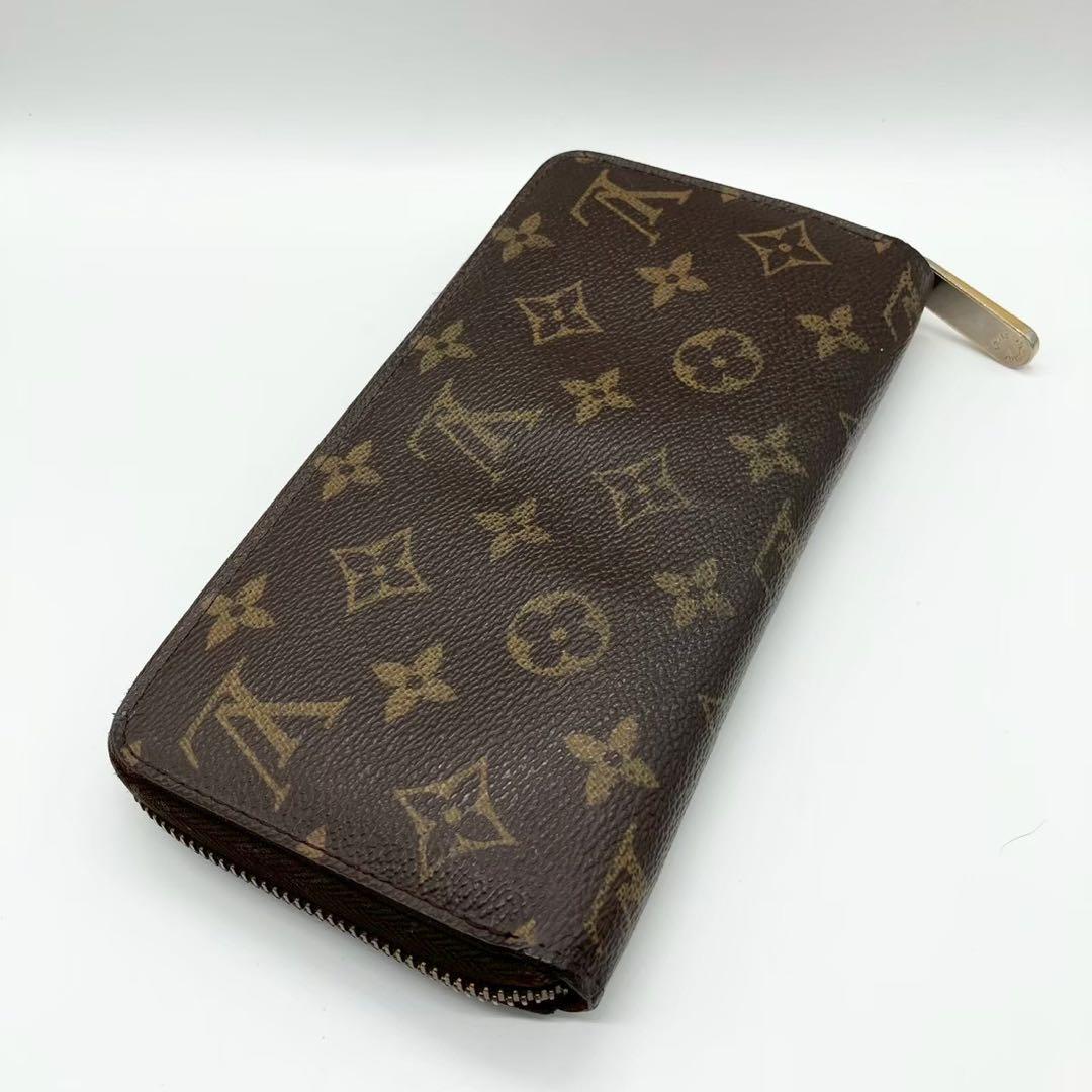 【とも】ジッピーウォレット モノグラム ブラウン