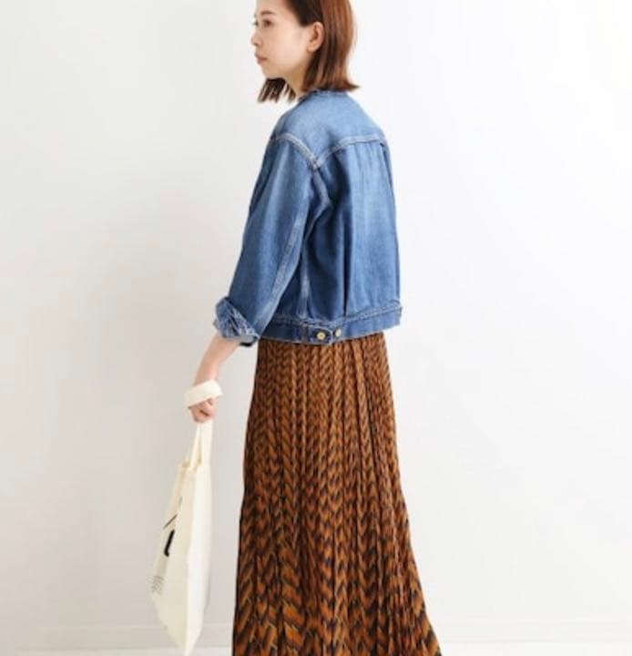 専用　IENA リメイクタック　デニムブルゾン36