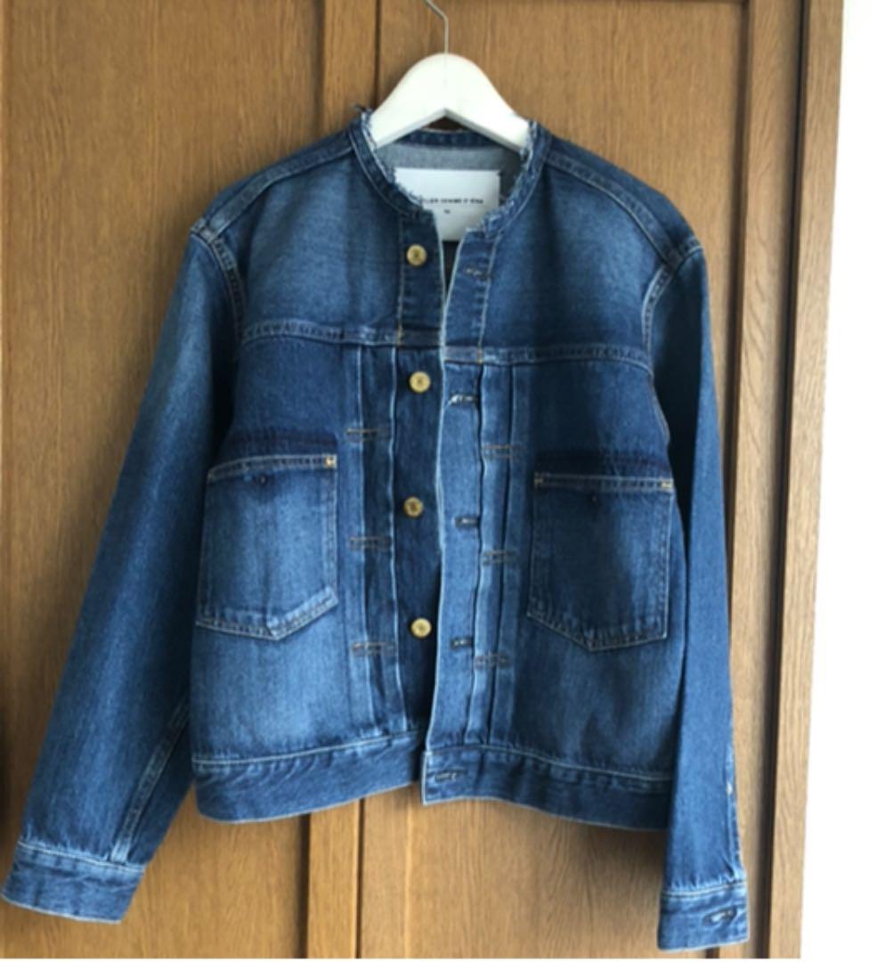 専用　IENA リメイクタック　デニムブルゾン36