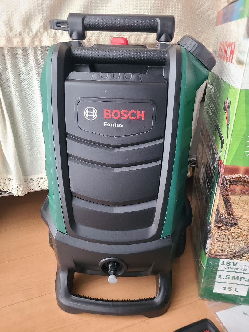 【純正バッテリー2個付き】BOSCH Fontus 高圧洗浄機