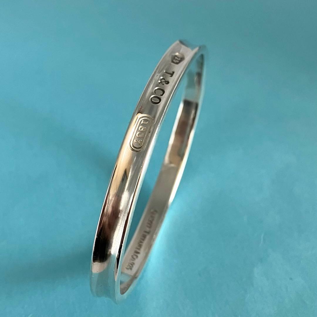 TIFFANY＆Co 1837 ナロー バングル 手首周り19cm SV925