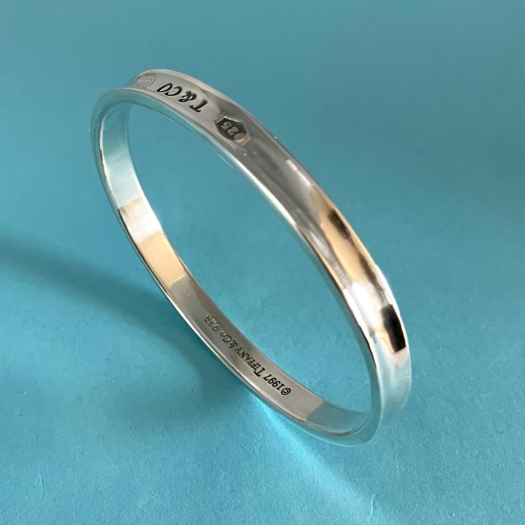 TIFFANY＆Co 1837 ナロー バングル 手首周り19cm SV925