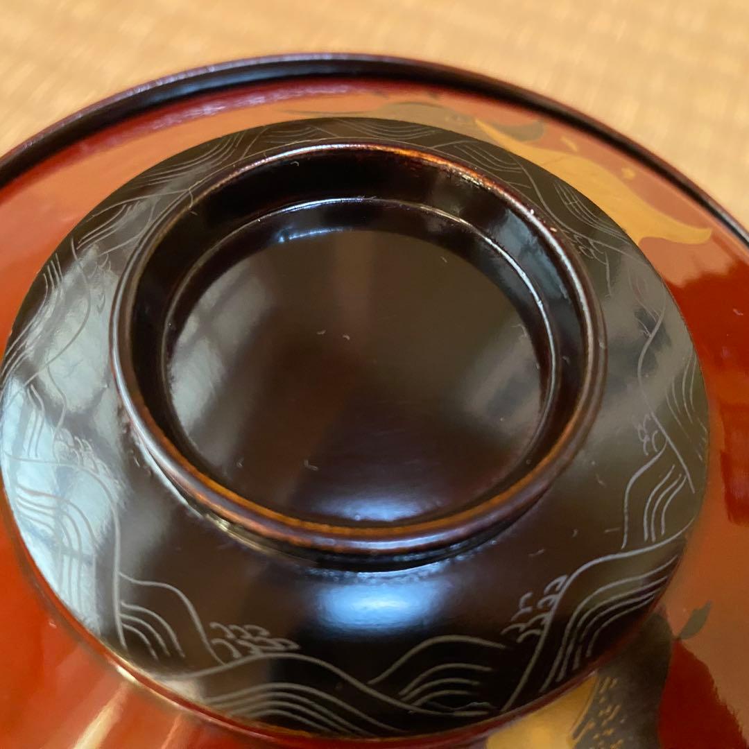 【大正時代】輪島塗 吸物椀 10客セット【骨董品】