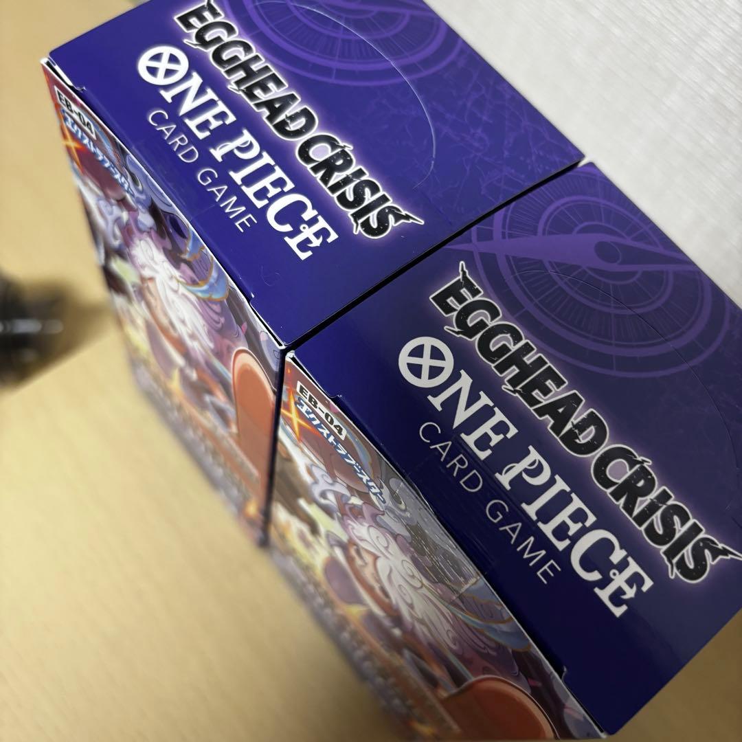 エッグヘッド クライシス ワンピース カード テープ未カット 未開封 2BOX