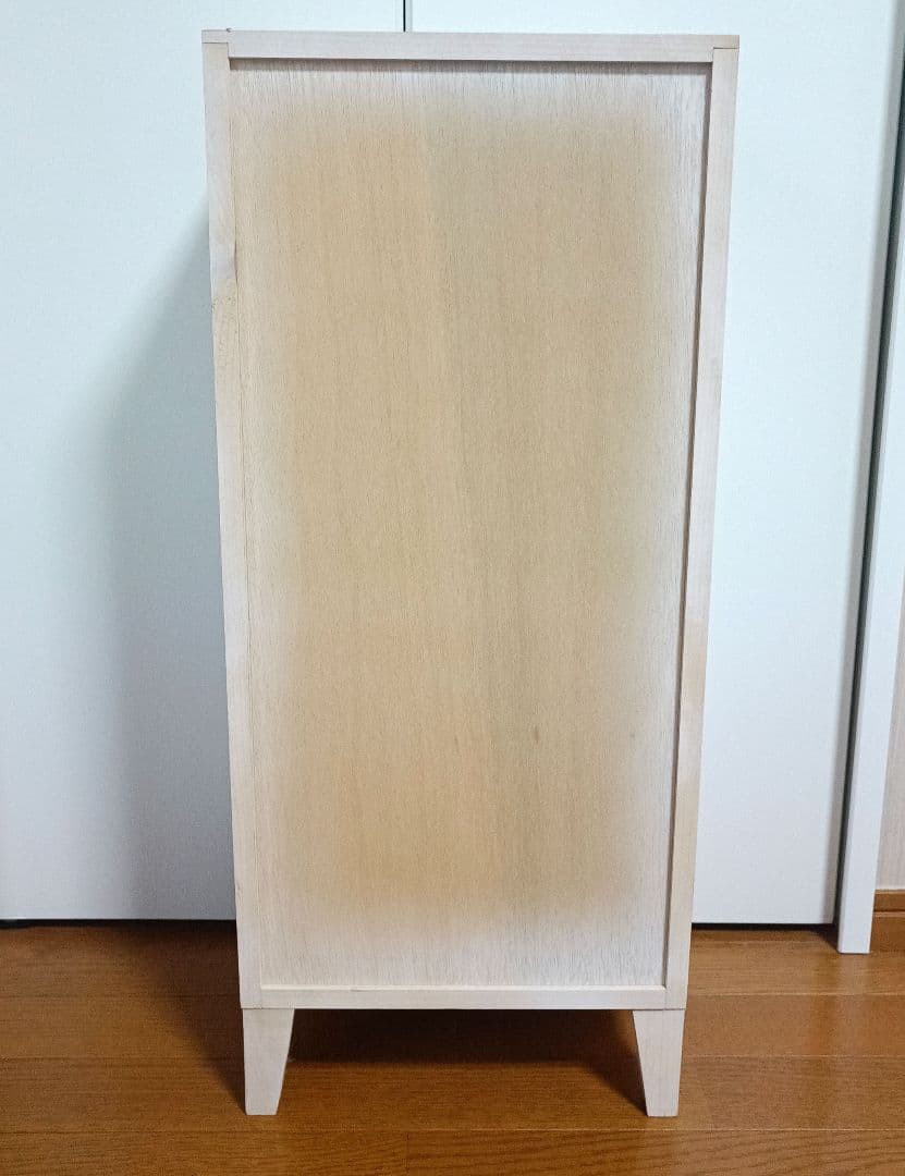 レトロ 6段チェスト キャビネット 北欧 ナチュラル モダン 白 アンティーク風