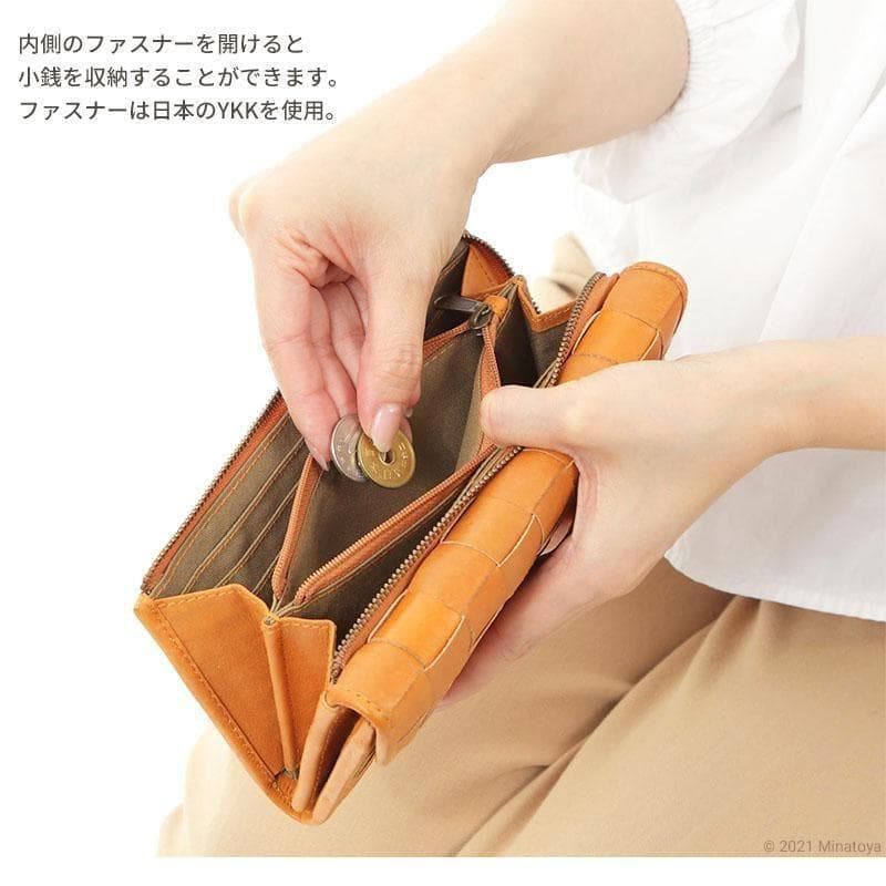 未使用　ズッケロフィラート　レディース　革　お財布　ブランド　牛革　なが財布　R