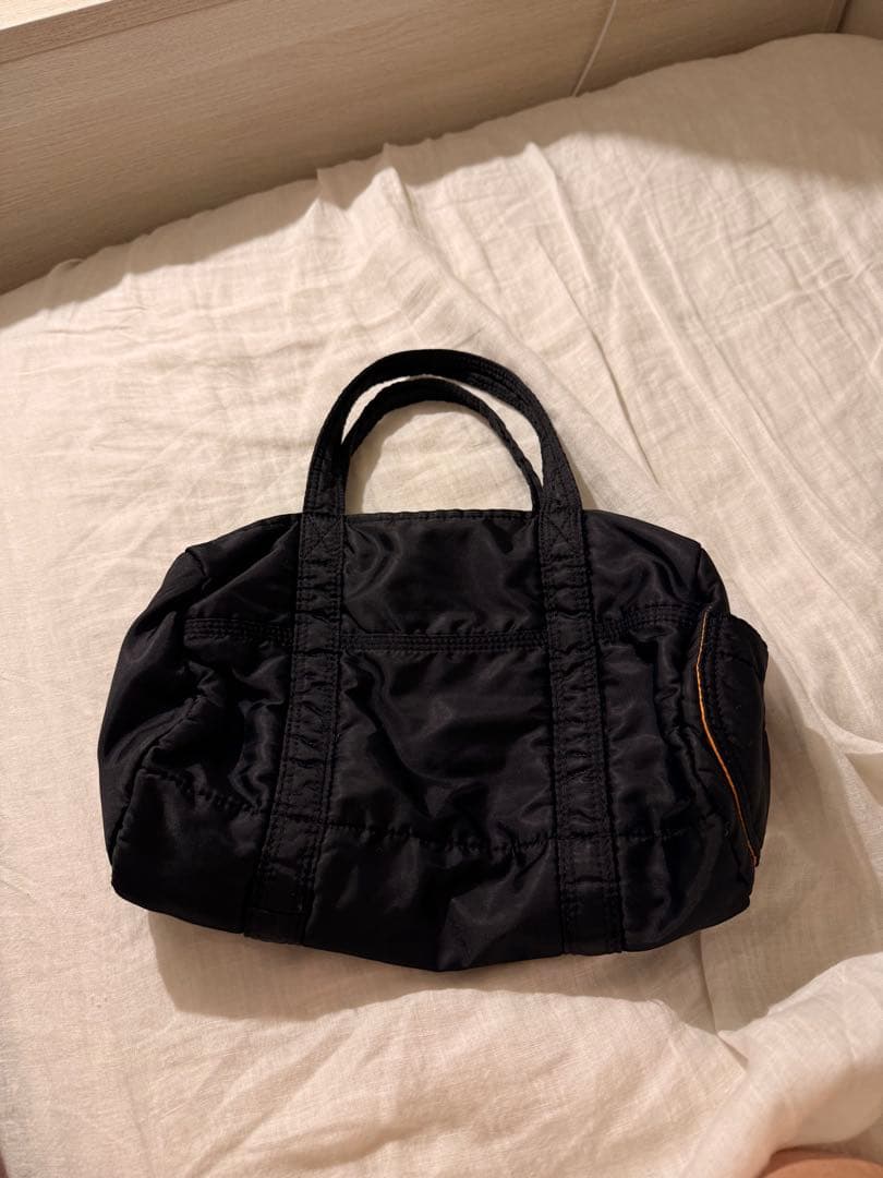 Porter タンカー ミニボストン S ドラムバッグ ロール ダッフル 黒