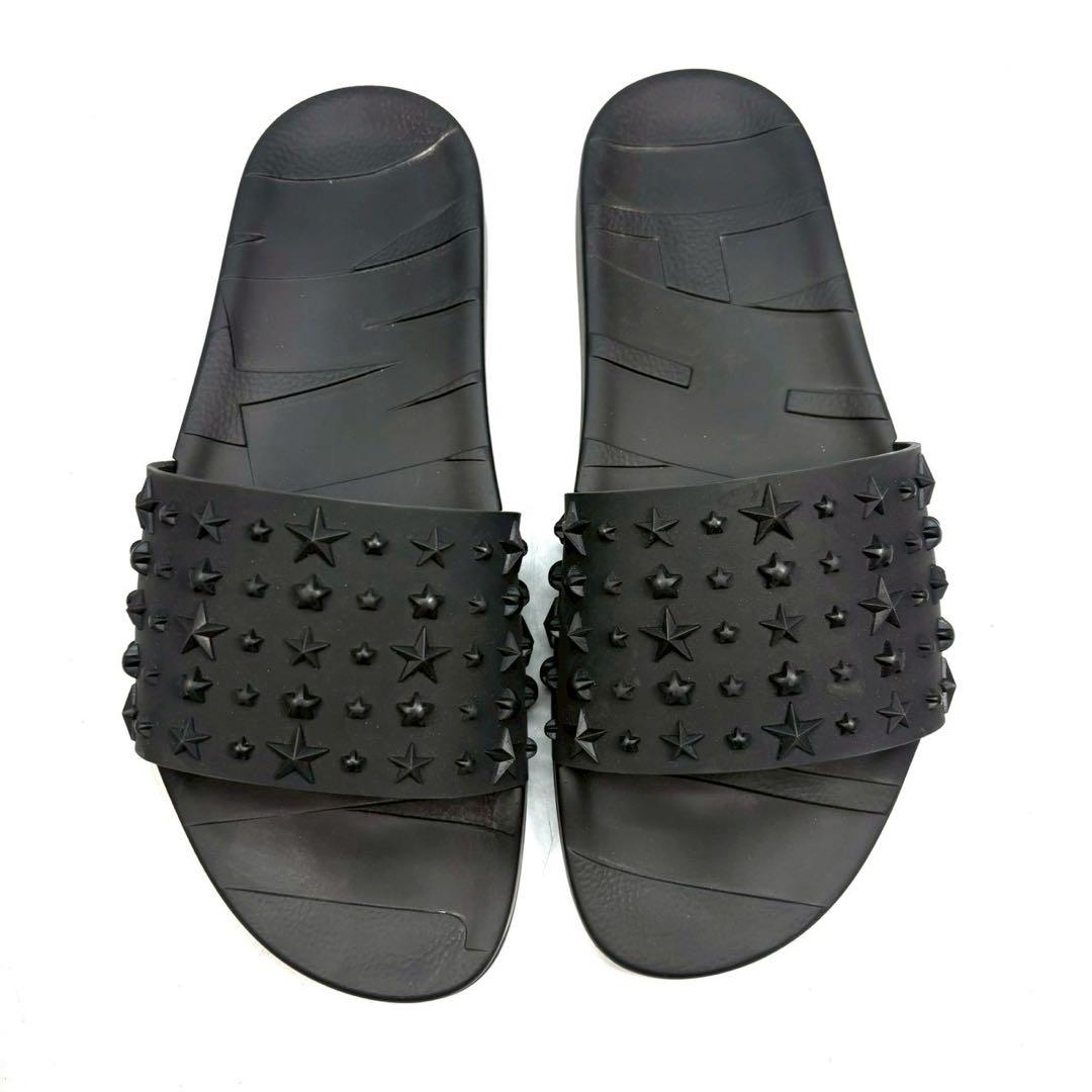 JIMMY CHOO ジミーチュウ　ラバーサンダル　42 ブラック