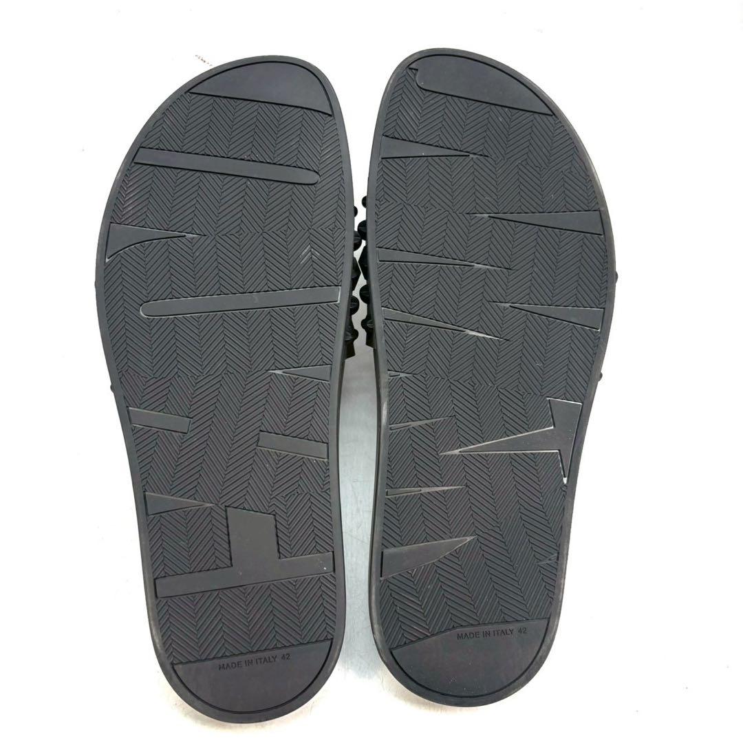 JIMMY CHOO ジミーチュウ　ラバーサンダル　42 ブラック