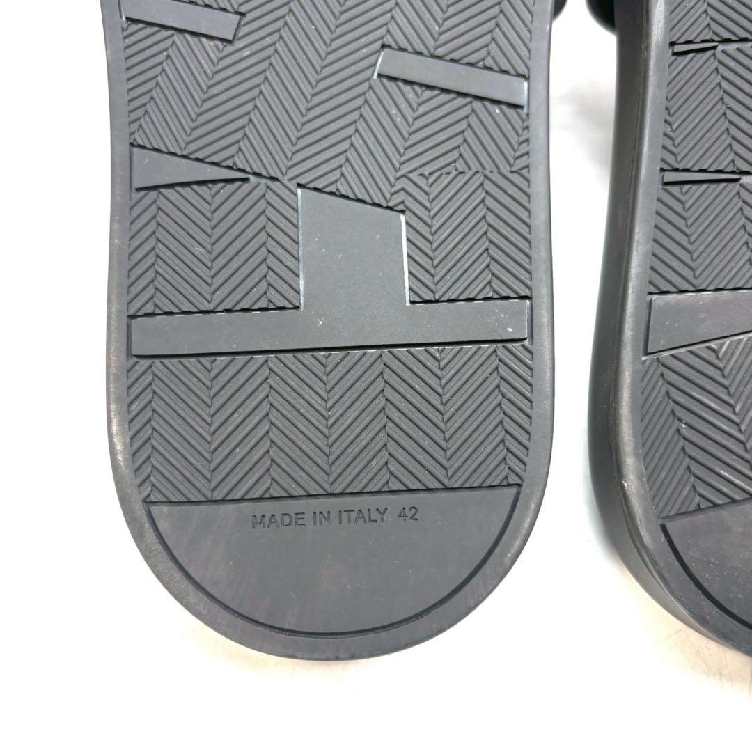 JIMMY CHOO ジミーチュウ　ラバーサンダル　42 ブラック