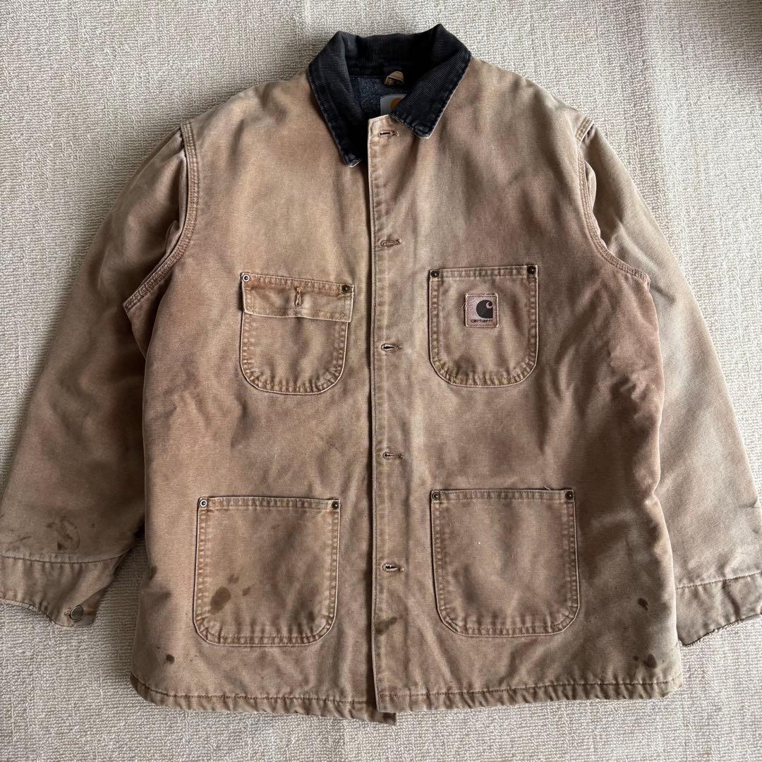Carhartt USA製 ダックチョアコート L ブランケットライナー