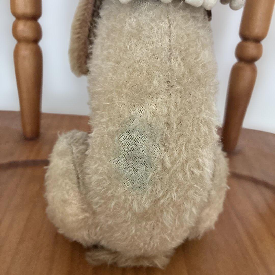 国内作家　ケイタベア　いぬのぬいぐるみ　帽子付き　アンティーク　一点物