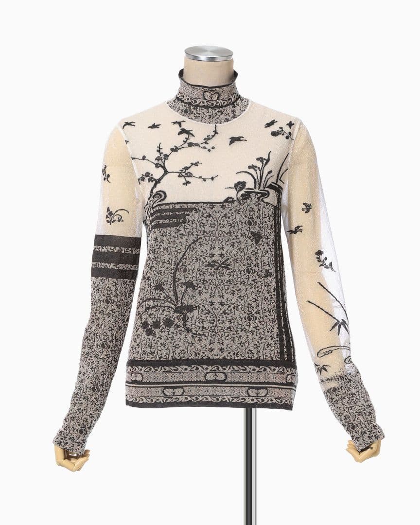 mame☆ジャカードハイネックトップス☆新品未使用