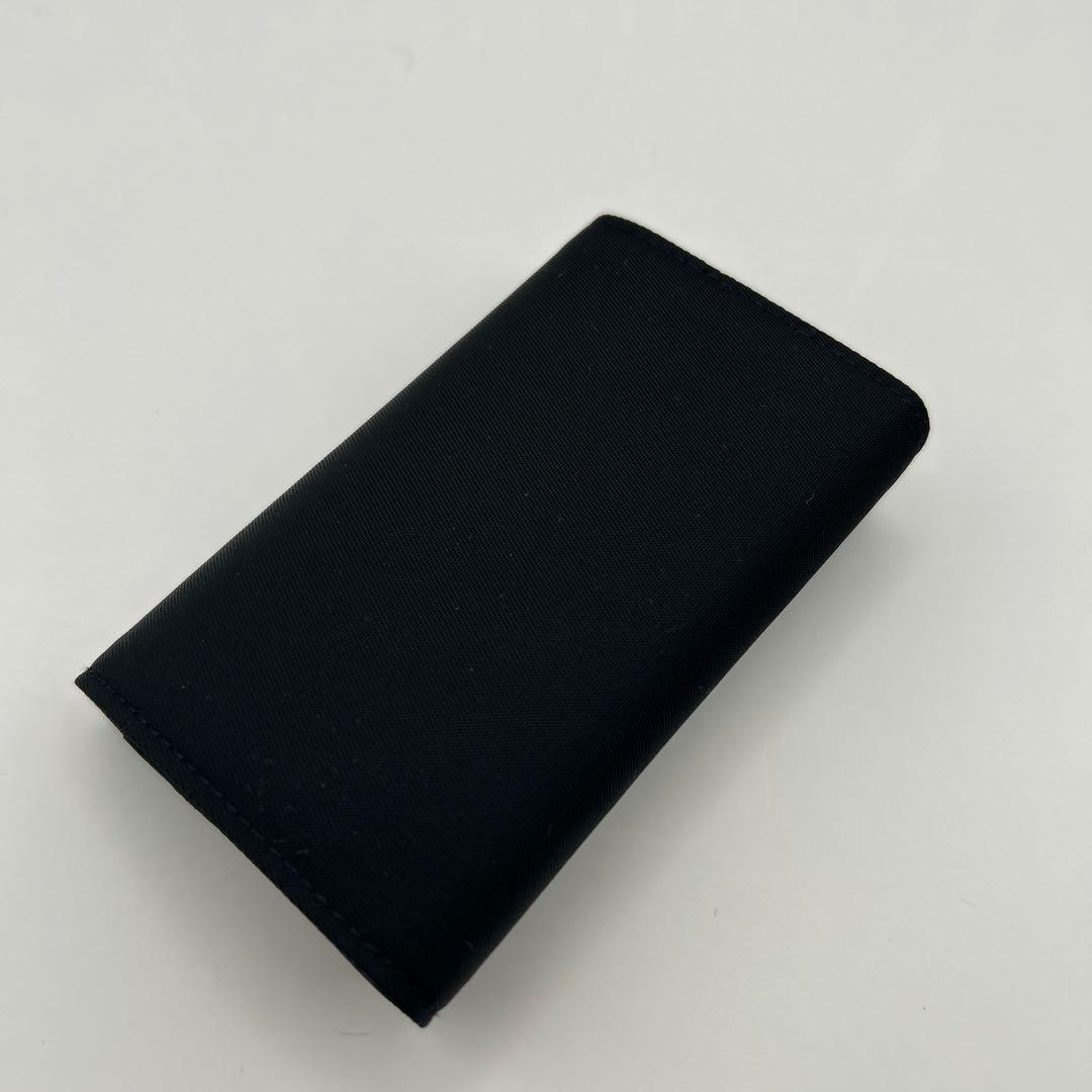 [美品]PRADA ブラック レザー キーケース　ギャラ有