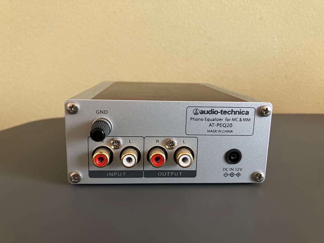 audio-technica AT-PEQ20 フォノイコライザー　外箱あり