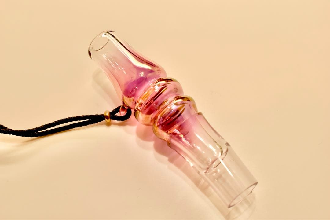 シーシャ ガラスマウスピース オーロラピンク