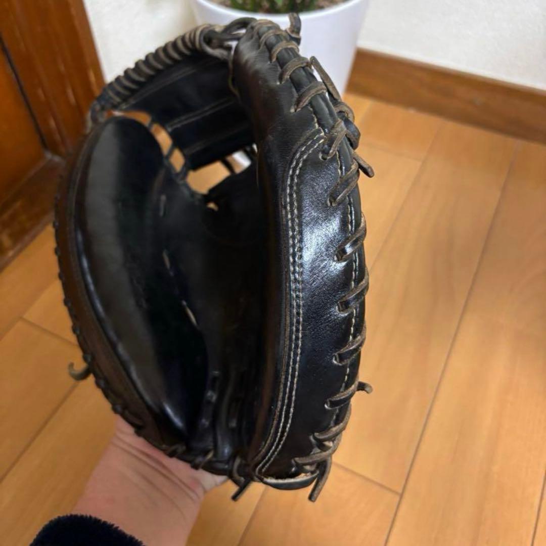【即戦力】硬式キャッチャーミット 黒 ミズノ グローバルエリート