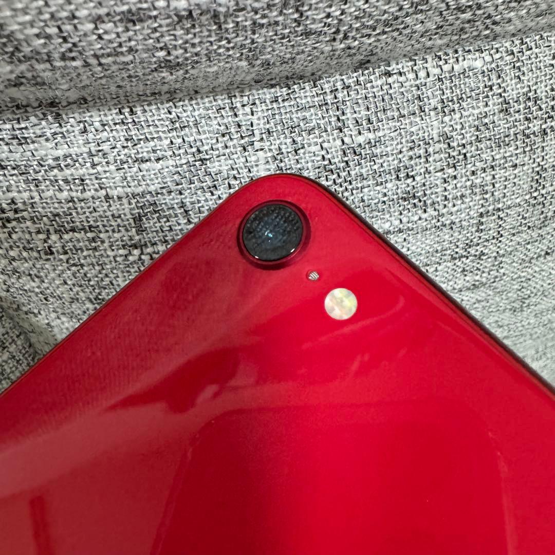 (美品)iPhone SE2 レッド 128GB 本体 ケース付き