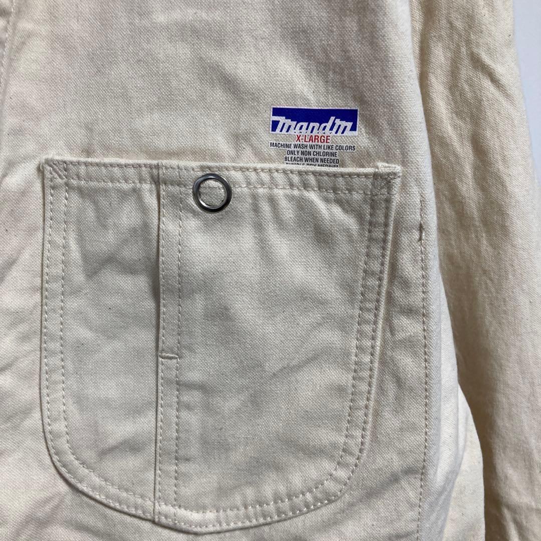 M&M CUSTOM PERFORMANCE カバーオール 生成り ジャケット