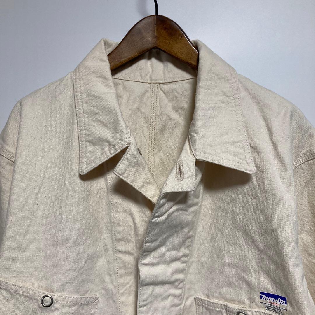 M&M CUSTOM PERFORMANCE カバーオール 生成り ジャケット