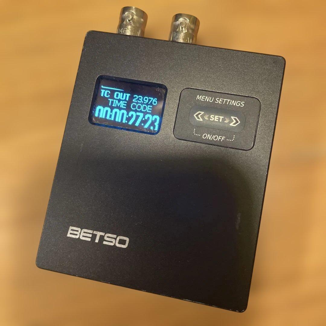 BETSO SBOX-1N タイムコードジェネレーター ケース付 ②