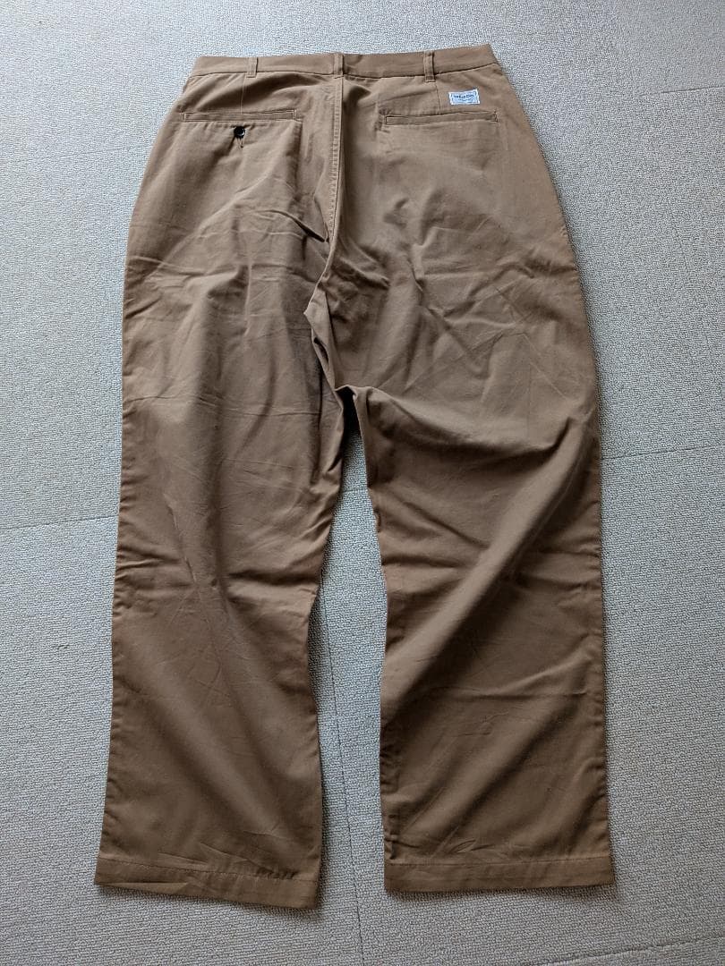 ウィアード トラウザーズ ワーク パンツ チノパン W34 日本製 ベージュ