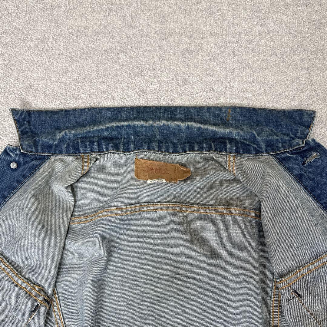 70505 BIG E サイズ44縮み 刻印529 ケアタグ デニムジャケット