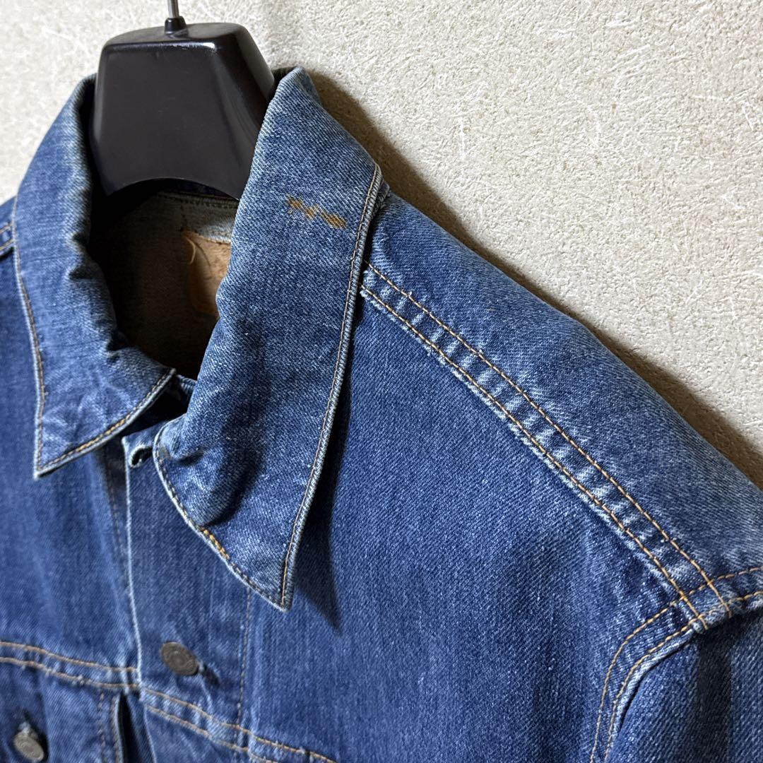 70505 BIG E サイズ44縮み 刻印529 ケアタグ デニムジャケット