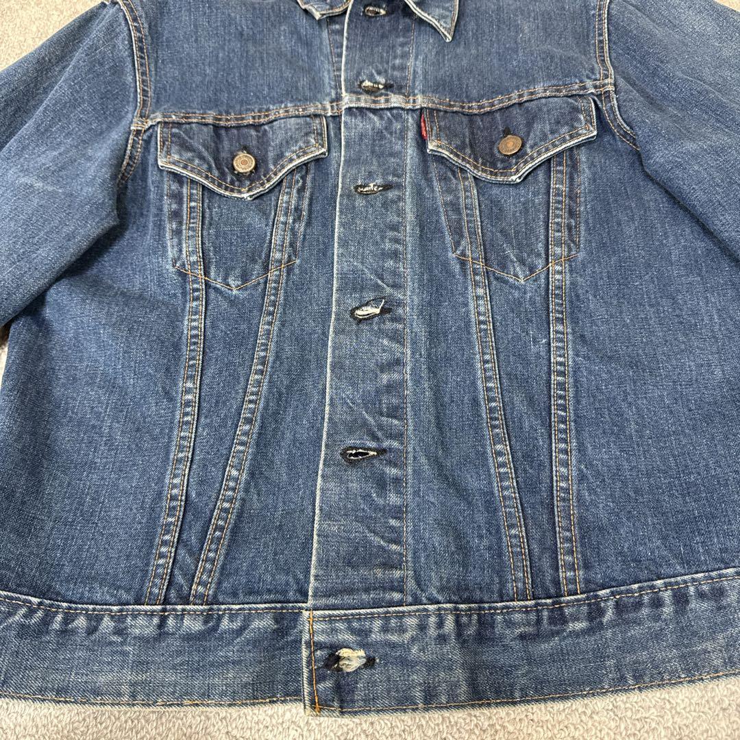 70505 BIG E サイズ44縮み 刻印529 ケアタグ デニムジャケット