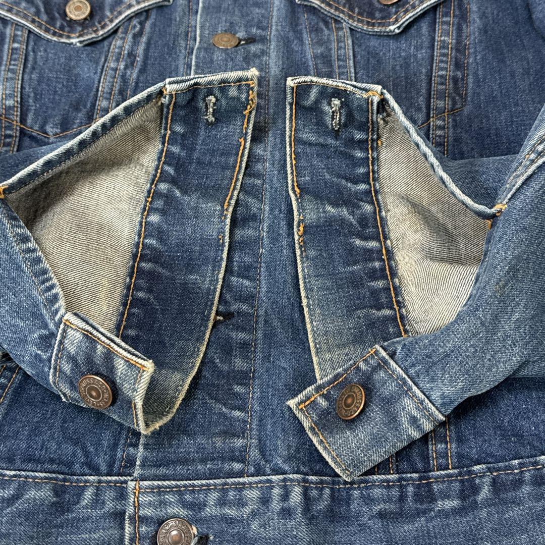 70505 BIG E サイズ44縮み 刻印529 ケアタグ デニムジャケット