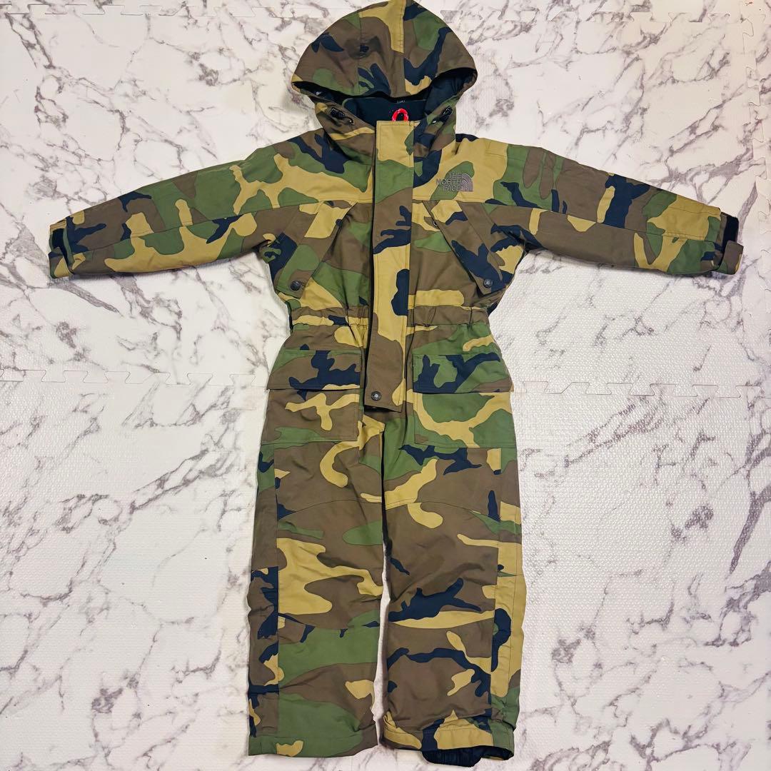 NORTH FACE ノースフェイス　迷彩　カモ柄　スキーウェア　スノーウエア