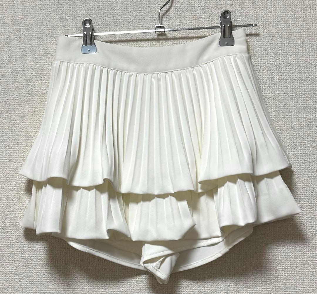 Darich プリーツスカート ホワイト Sサイズ ダーリッチ