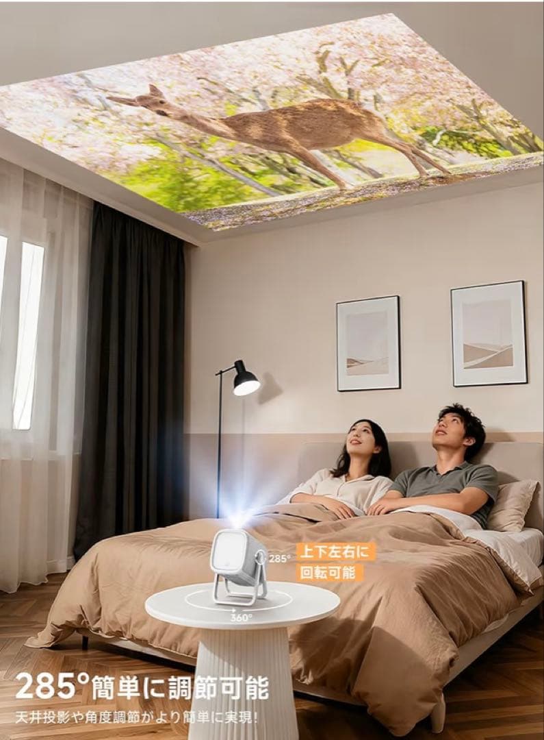 iSinbox プロジェクター AC311 Netflix公式アプリ内蔵 4K