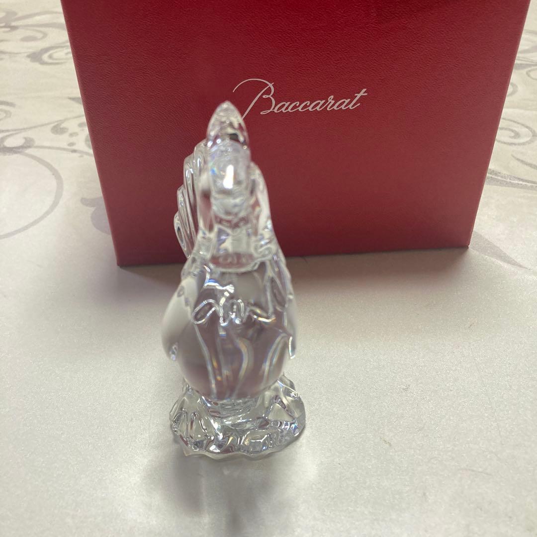 Baccarat バカラ ニワトリ 置物 干支 オブジェ フィギュリン