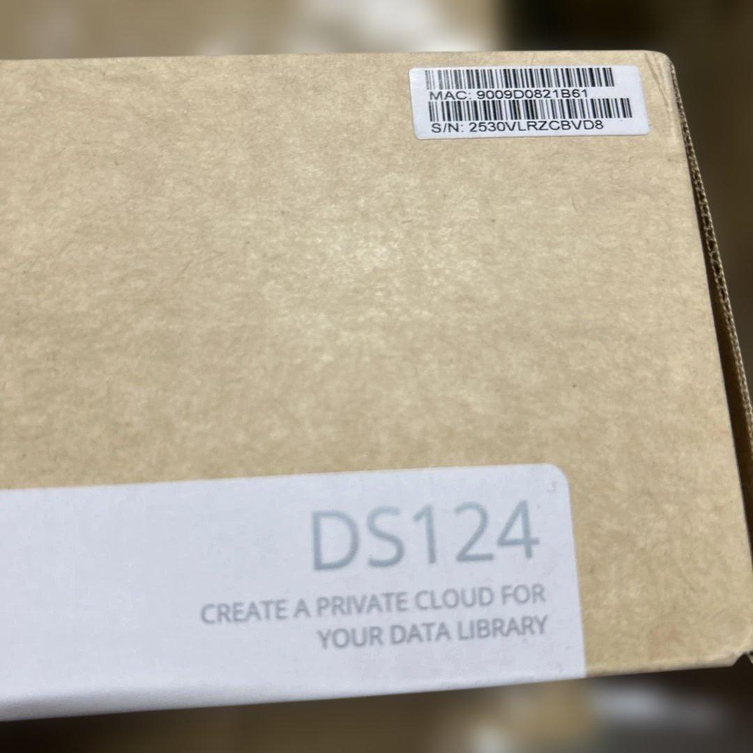 Synology NASキット 1ベイ DS124