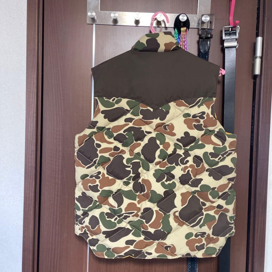 クッシュマン迷彩柄ダウンベスト