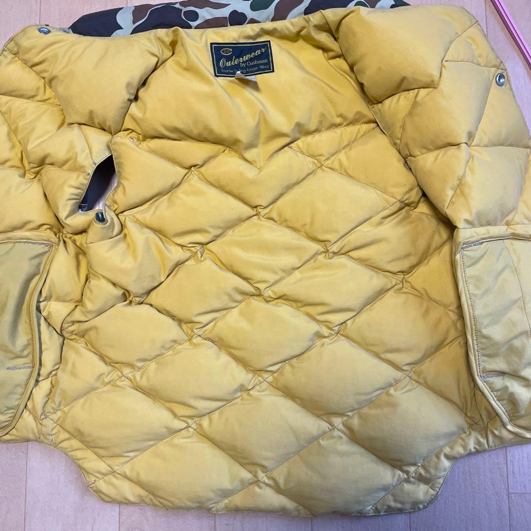 クッシュマン迷彩柄ダウンベスト