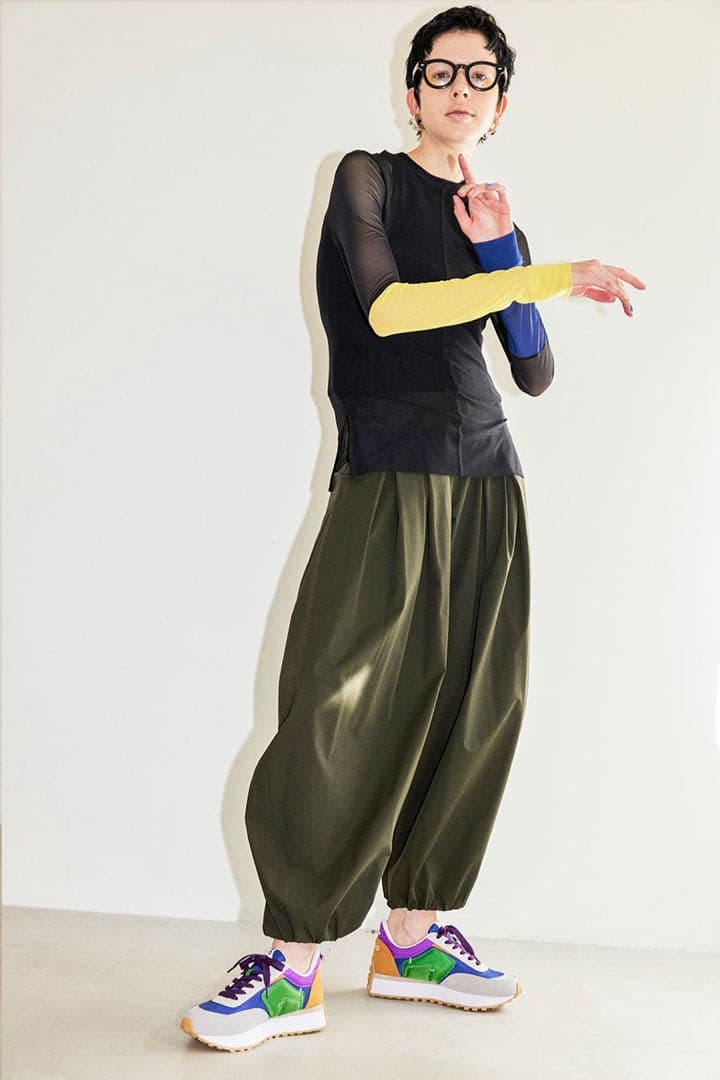 パンツ OMMO TUCK BALLOON PT