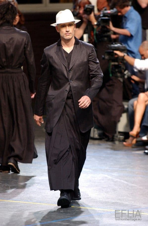 最終出品　yohjiyamamoto pour homme 04ss スカート袴