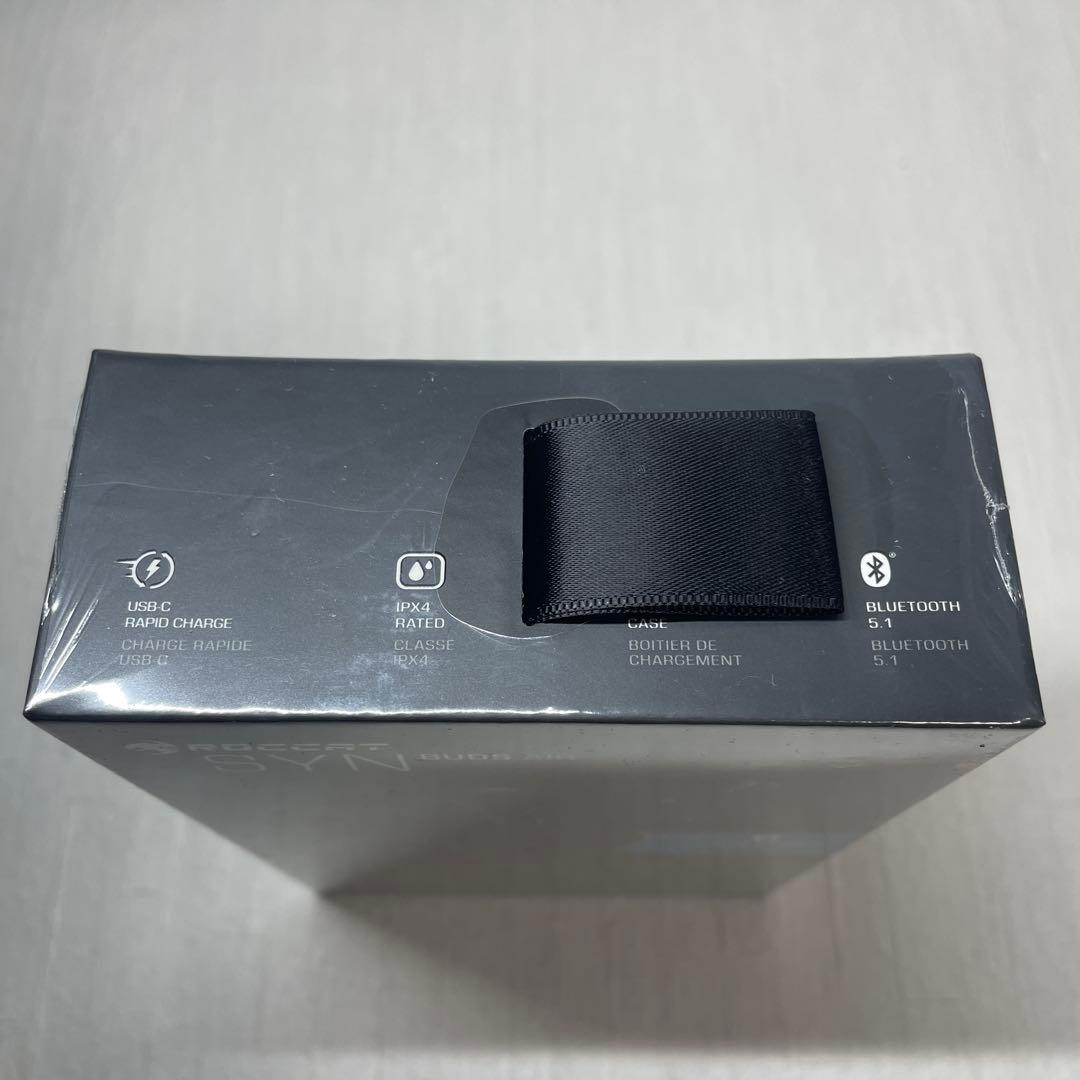 ロキャット ワイヤレスイヤホン Syn Buds Air ゲーミングイヤホン　黒