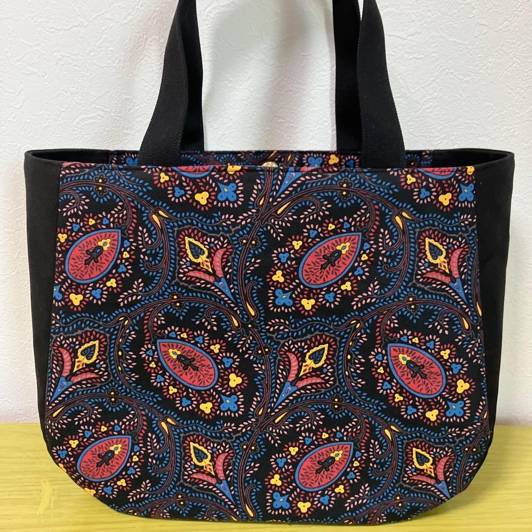 ソレイアード　ハンドメイド　グラニーバッグ　ラウンドトートバック　2点